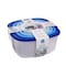 Core Kitchen 14pc Square Food Storage Bowl Set - Blue Ombre 48025 - alternate 1